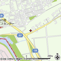 熊本県菊池郡菊陽町津久礼1998周辺の地図