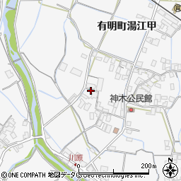長崎県島原市有明町湯江甲602周辺の地図