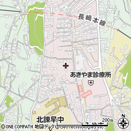 長崎県諫早市城見町42-27周辺の地図