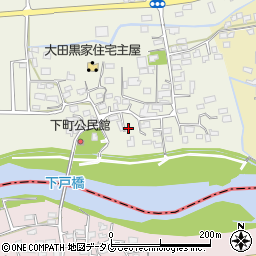 熊本県菊池郡大津町下町101周辺の地図