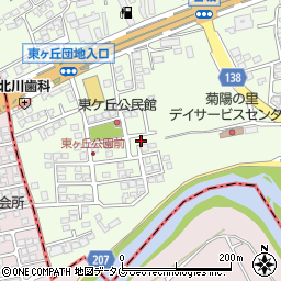 熊本県菊池郡菊陽町津久礼2098-160周辺の地図