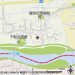 熊本県菊池郡大津町下町109周辺の地図