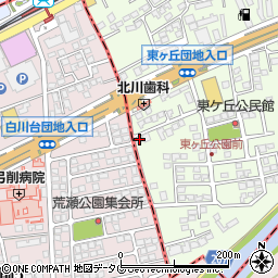 熊本県菊池郡菊陽町津久礼2098-42周辺の地図