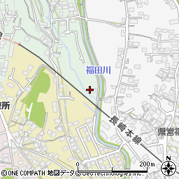 長崎県諫早市日の出町2024周辺の地図