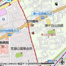 熊本県菊池郡菊陽町津久礼2098-43周辺の地図