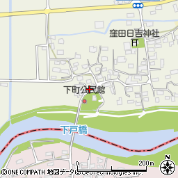 熊本県菊池郡大津町下町83周辺の地図