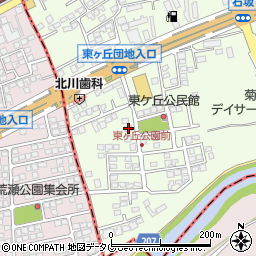 熊本県菊池郡菊陽町津久礼2098-52周辺の地図