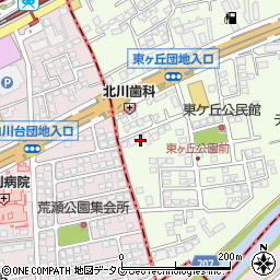 熊本県菊池郡菊陽町津久礼2098-44周辺の地図