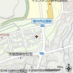 長崎県諫早市堀の内町22周辺の地図