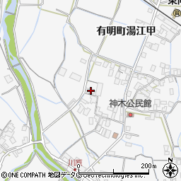 長崎県島原市有明町湯江甲587-2周辺の地図