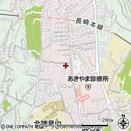 長崎県諫早市城見町42-23周辺の地図
