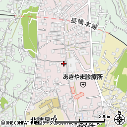 長崎県諫早市城見町42-25周辺の地図