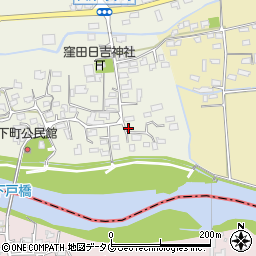 熊本県菊池郡大津町下町151周辺の地図