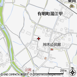 長崎県島原市有明町湯江甲587周辺の地図