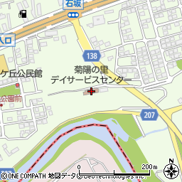 菊陽の里デイサービスセンター「こころ」周辺の地図