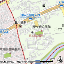 熊本県菊池郡菊陽町津久礼2098-51周辺の地図