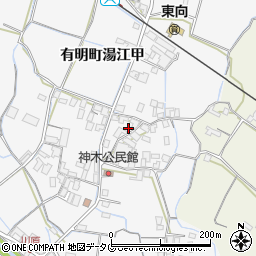 長崎県島原市有明町湯江甲702周辺の地図