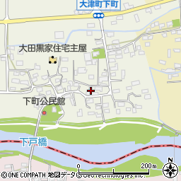 熊本県菊池郡大津町下町189周辺の地図