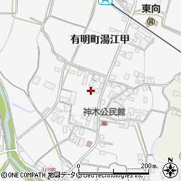 長崎県島原市有明町湯江甲587-5周辺の地図