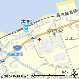 長崎県雲仙市瑞穂町古部乙21周辺の地図