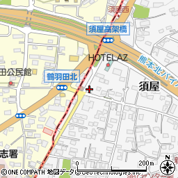 熊本銀行菊南支店 ＡＴＭ周辺の地図