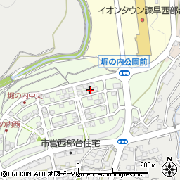 長崎県諫早市堀の内町20周辺の地図