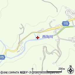 長崎県長崎市西海町794周辺の地図