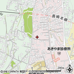 長崎県諫早市城見町46-30周辺の地図