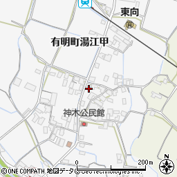 長崎県島原市有明町湯江甲704周辺の地図