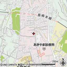 長崎県諫早市城見町45-48周辺の地図