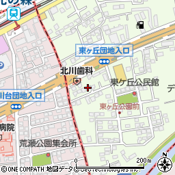 熊本県菊池郡菊陽町津久礼2098-37周辺の地図