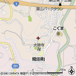 熊本県熊本市北区四方寄町216周辺の地図
