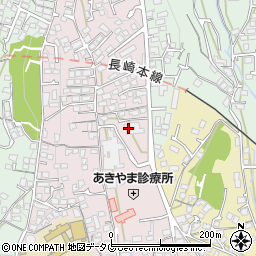 長崎県諫早市城見町42-33周辺の地図