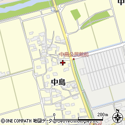 熊本県菊池郡大津町中島60-2周辺の地図