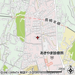 長崎県諫早市城見町45-43周辺の地図
