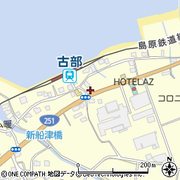 長崎県雲仙市瑞穂町古部乙24周辺の地図