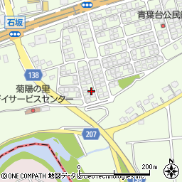 熊本県菊池郡菊陽町津久礼1977-28周辺の地図