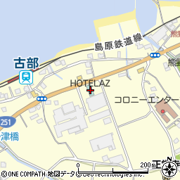 ＨＯＴＥＬ　ＡＺ長崎雲仙店周辺の地図