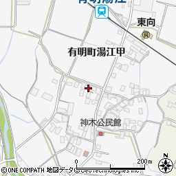 長崎県島原市有明町湯江甲581周辺の地図