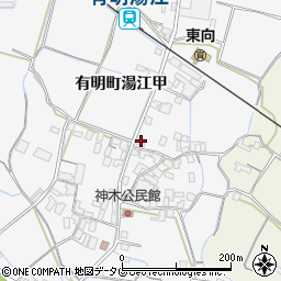 長崎県島原市有明町湯江甲705周辺の地図