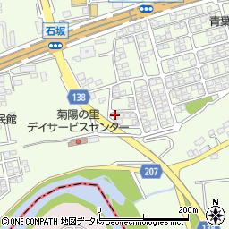 熊本県菊池郡菊陽町津久礼1977-1周辺の地図