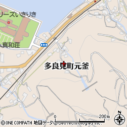 長崎県諫早市多良見町元釜26周辺の地図
