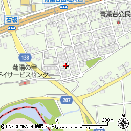 熊本県菊池郡菊陽町津久礼1977-27周辺の地図