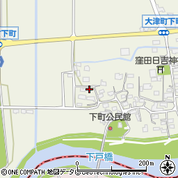 熊本県菊池郡大津町下町227周辺の地図