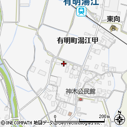 長崎県島原市有明町湯江甲580周辺の地図