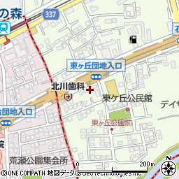 無法松熊本インター店周辺の地図