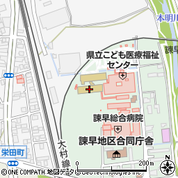 長崎県立諫早東特別支援学校周辺の地図