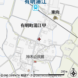 長崎県島原市有明町湯江甲705-1周辺の地図