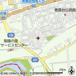 熊本県菊池郡菊陽町津久礼1977-35周辺の地図