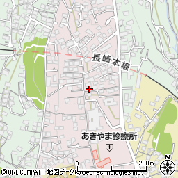 長崎県諫早市城見町44-46周辺の地図
